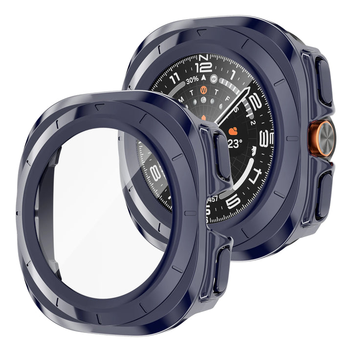 Samsung Galaxy Watch Ultra 47mm Case with Tempered Glass & Hard PC Bumper