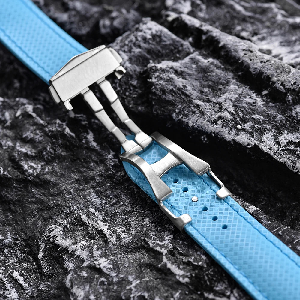 Stainless Steel Deployment Clasp – 18–22mm Folding Buckle for Omega Seamaster & Speedmaster
