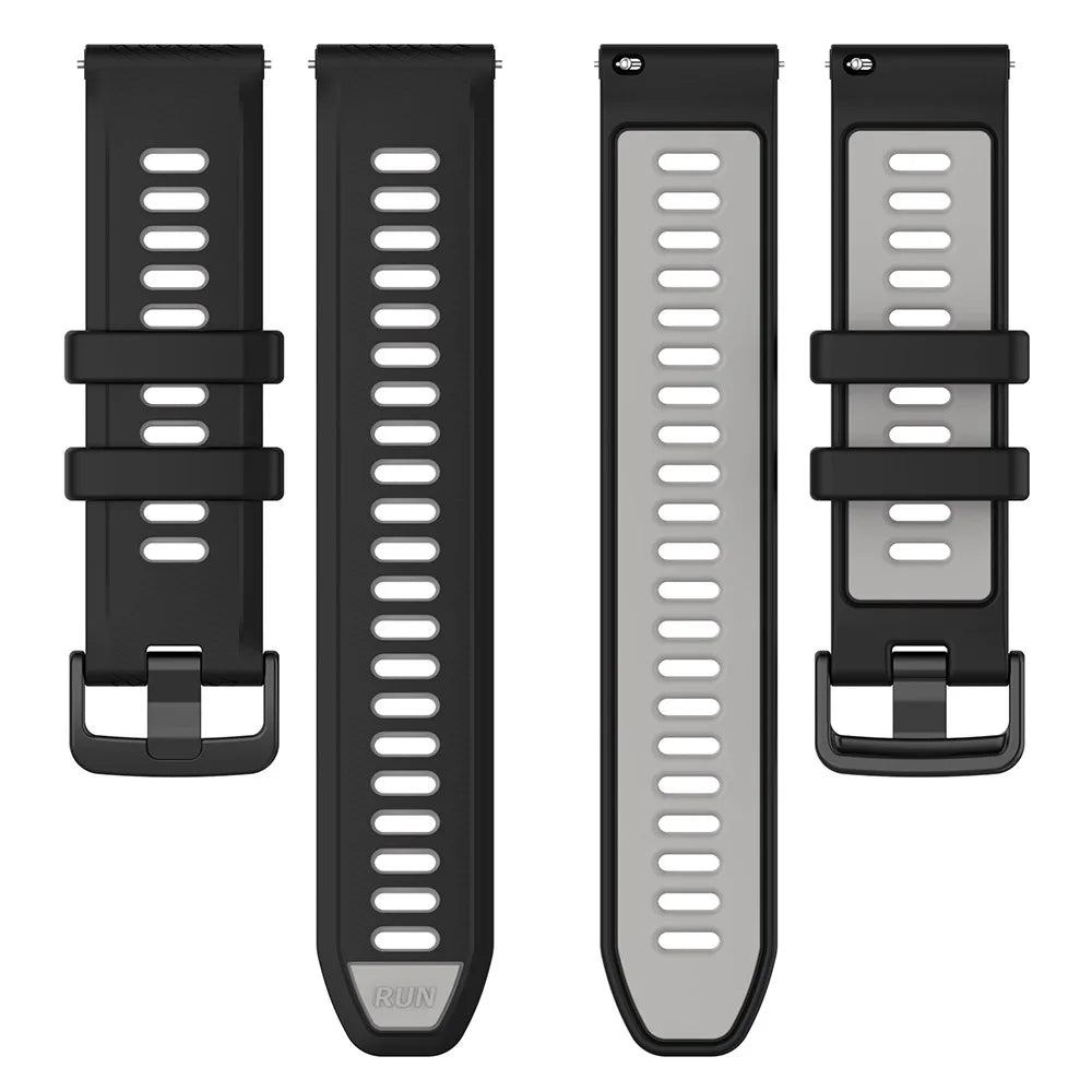Silicone Strap for Garmin Forerunner 165/245/255/265 & Huawei Watch GT4/GT5 – 18/20/22mm