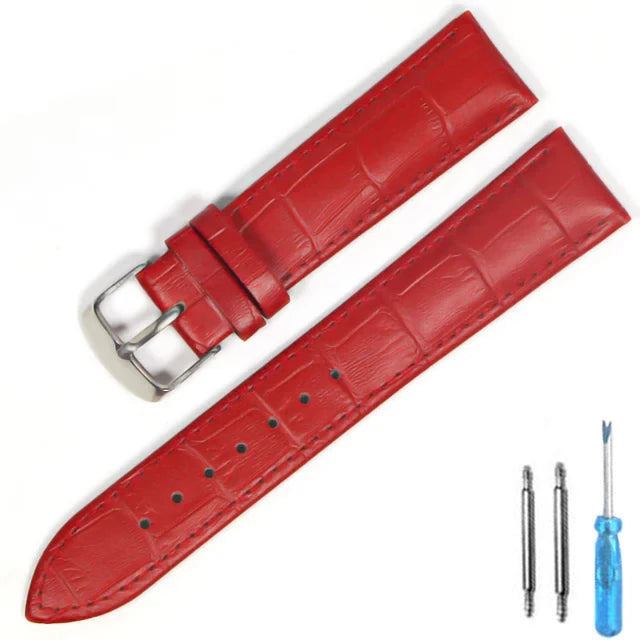 Watch Band Genuine Leather straps Watchbands 12mm 18mm 20mm 22mm watch accessories superior quality watch strap
