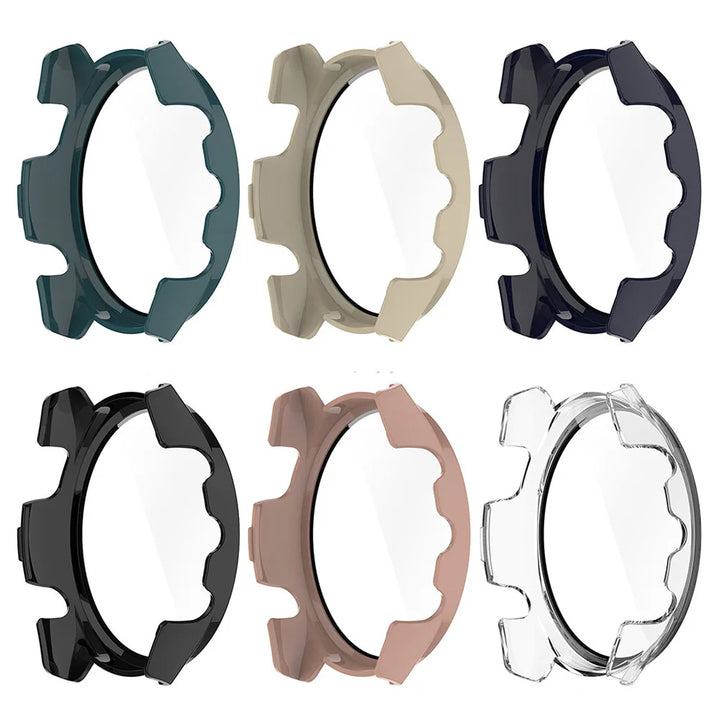 PC+Glass Full Protective Case for Garmin Forerunner 265/265S