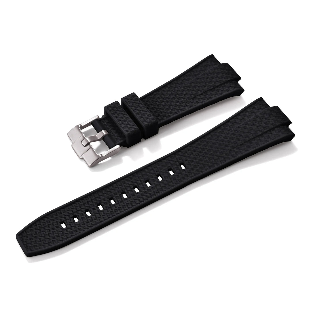 High Quality liquid Silicone Watch Strap 12mm Quick Release WatchBand For Tissot Super Player 40mm Convex Rubber Durable Belt