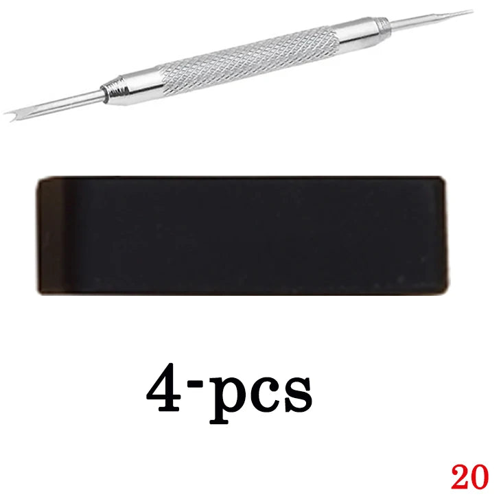4pcs Silicone Strap Rings 12–26mm (Waterproof Rubber Watch Band Keepers)