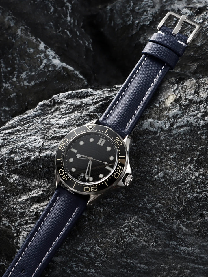 Genuine Sailcloth Watch Band Premium Sailcloth Strap 18mm 19mm 21mm Waterproof Nylon Quick Release Bracelet 20mm 22mm Wristbelt