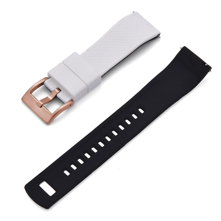 JUELONG Premium Silicone Watch Band 20mm Quick Release Rubber Strap Waterproof Men Women Replacement Watchband