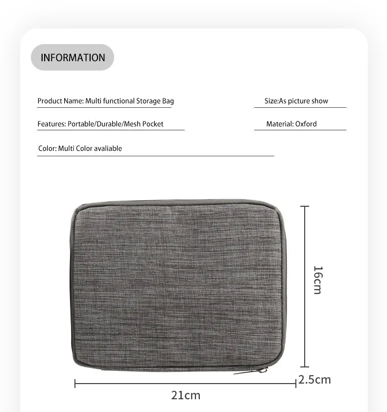 Travel Storage Bag for Apple Watch Bands & Straps