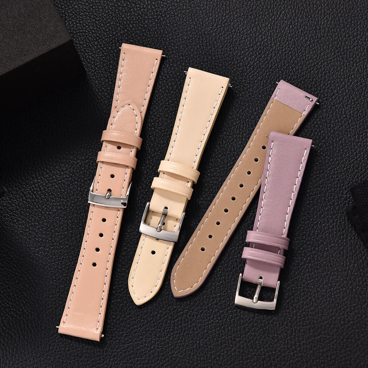 Leather Watch Strap – Quick Release, 20/22mm, Universal for Omega, Seiko & Cartier