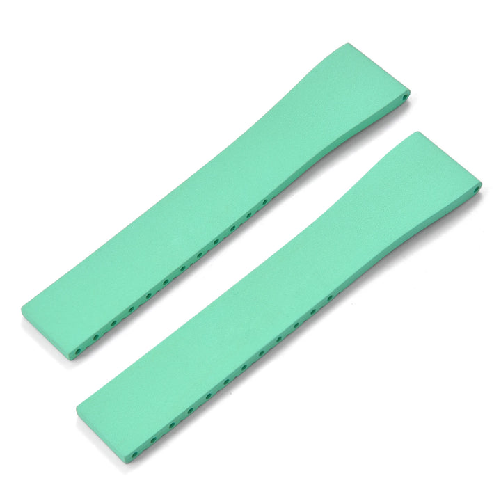 NATOBELT CTS FKM Rubber Watch Band Strap 16mm 18mm 19mm 20mm 21mm 22mm Quick Release Butterfly Cut-to-Size Sweatproof Waterproof