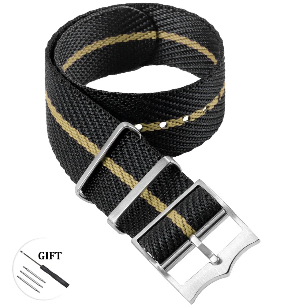 Nylon Military Watch Band 20–22mm (Sport Canvas)