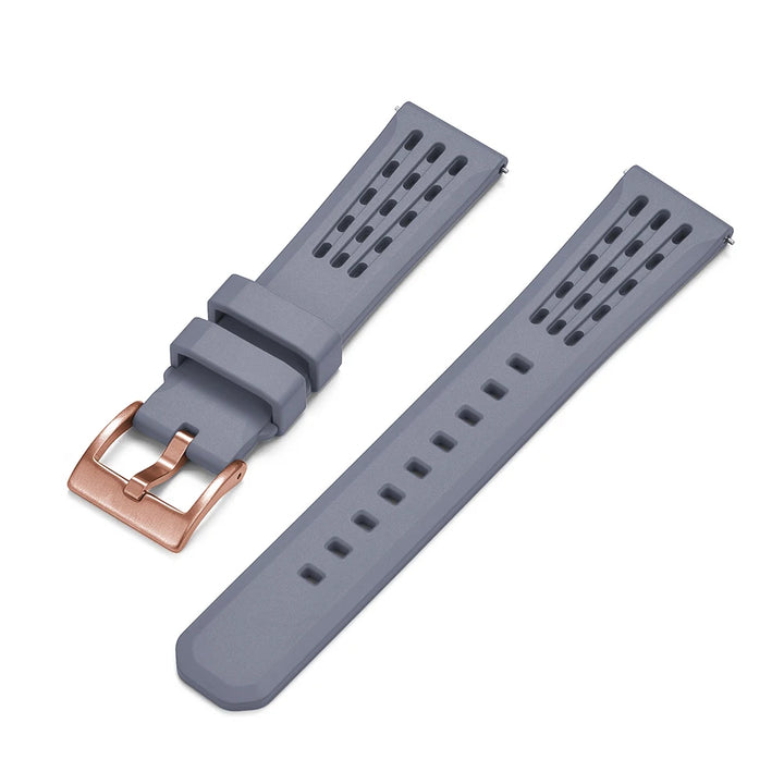 NATOBELT High Quality Porous Structure FKM Fluorine Rubber Watch Strap 20mm 22mm New Design Quick Release FKM Rubber Watchbands