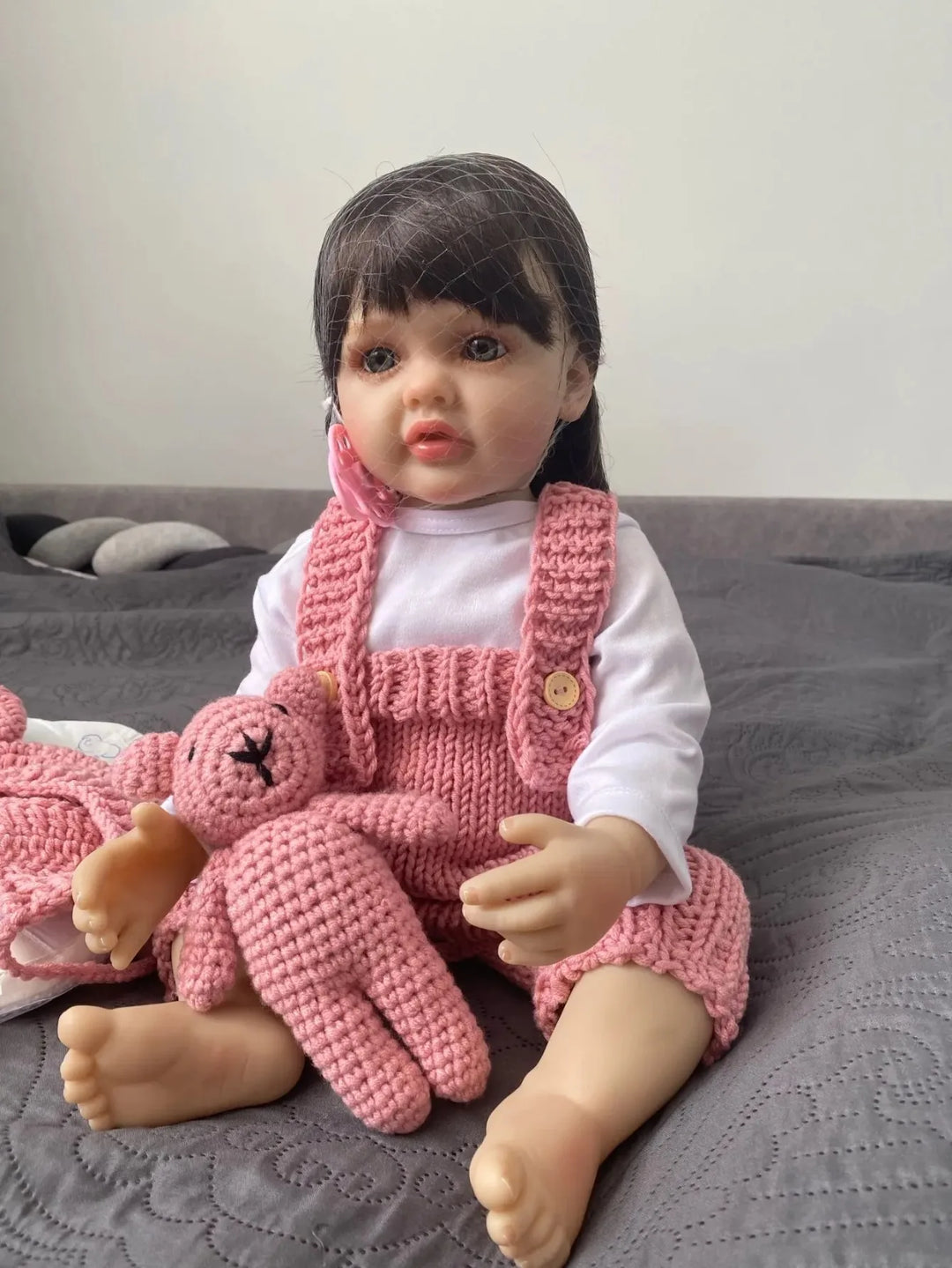 22″ Betty Full‑Body Realistic Reborn Baby Doll (Bath‑Safe Vinyl)