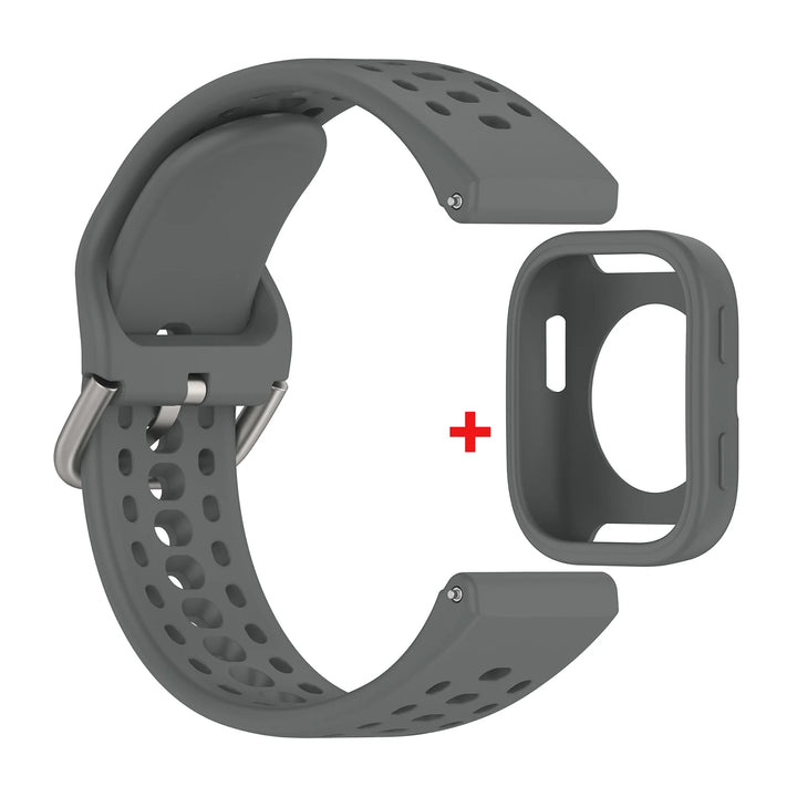 Silicone Strap with Protective Case for Amazfit Bip 6