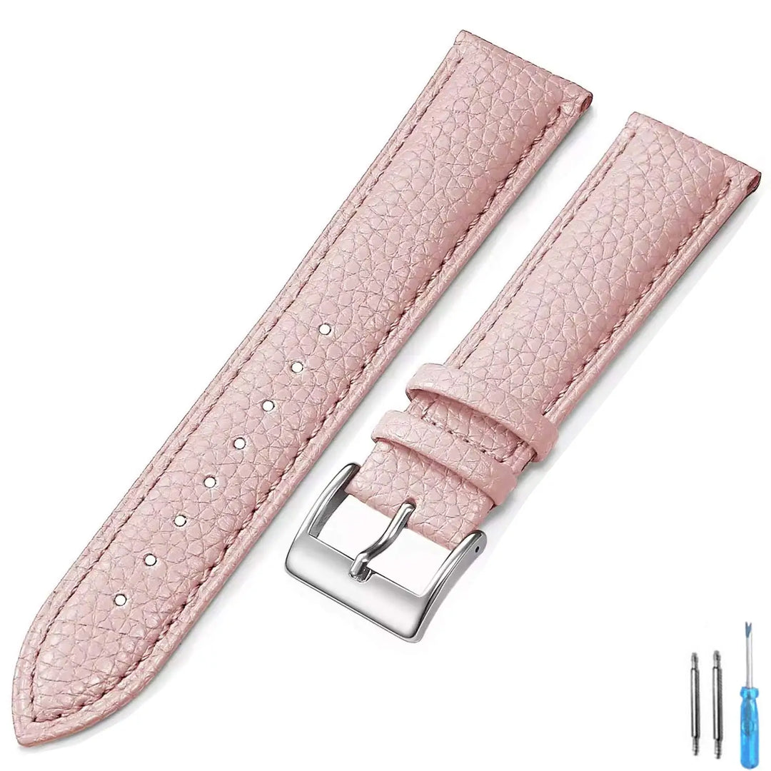 Genuine Leather Watch Band 18mm 20mm 22mm 24mm Watch Strap for Man Women High-quality Wrist Watchband + Tool