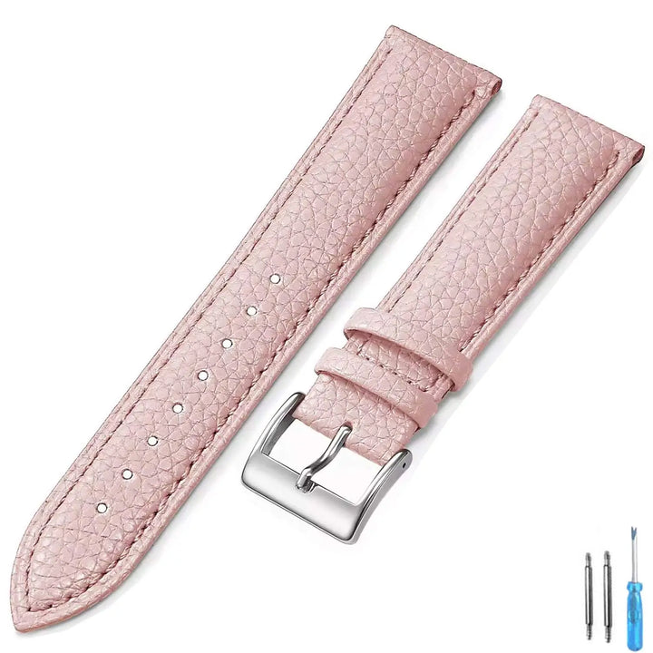Genuine Leather Watch Band 18mm 20mm 22mm 24mm Watch Strap for Man Women High-quality Wrist Watchband + Tool