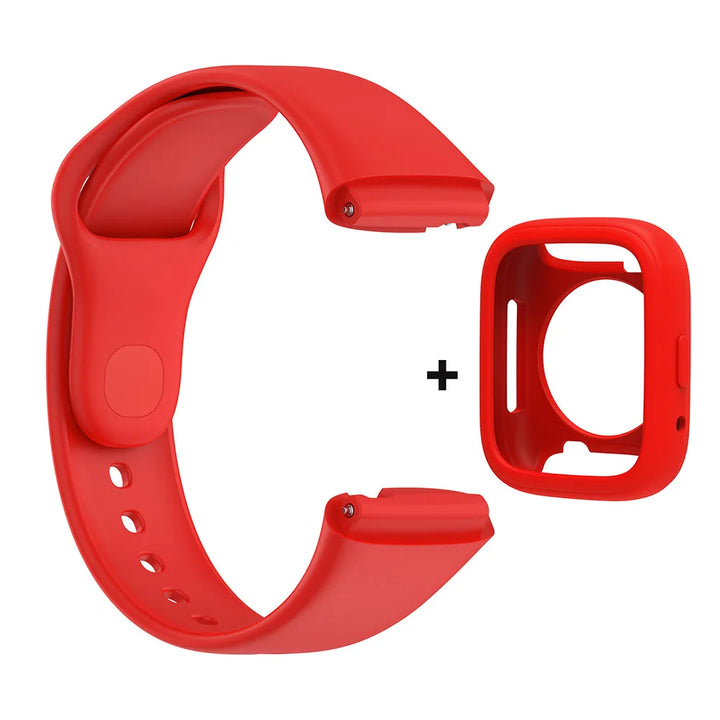 Silicone Strap & Protective Case for Redmi Watch 3 Active/Lite