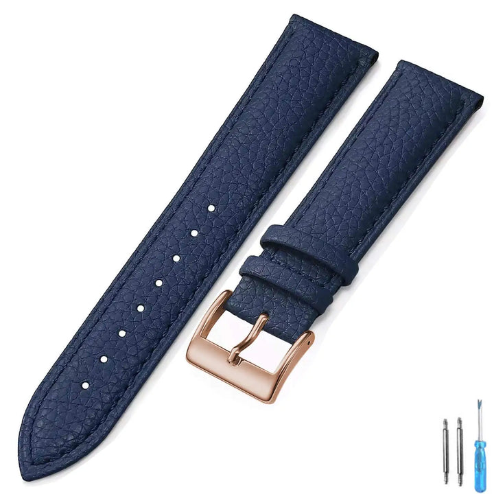 Genuine Leather Watch Band 18mm 20mm 22mm 24mm Watch Strap for Man Women High-quality Wrist Watchband + Tool