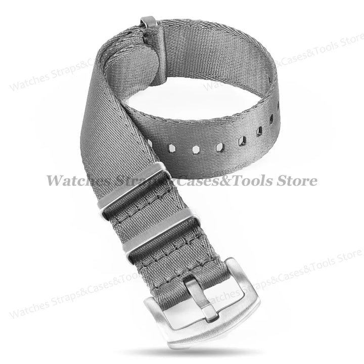18mm 20mm 22mm Soft Nylon Watchband Bracelet Army Military Men Sport Strap for Omega 007 for Seamaster 300 Replacement Wristband