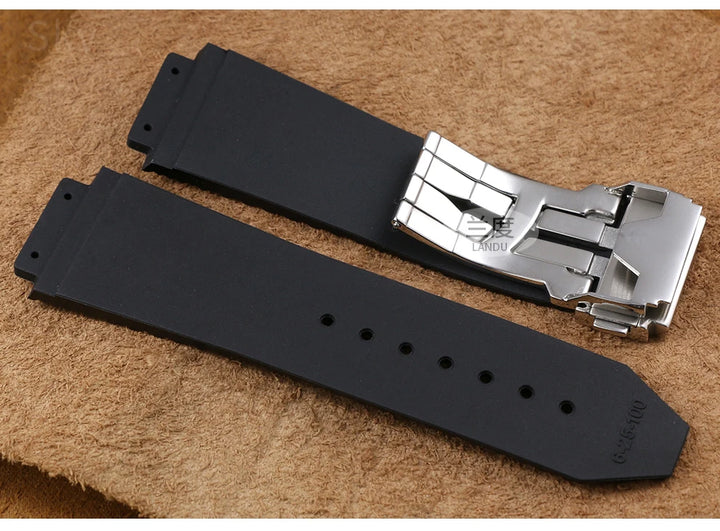 Silicone Rubber Watch Strap for Hublot (26×19mm, 24×17mm)