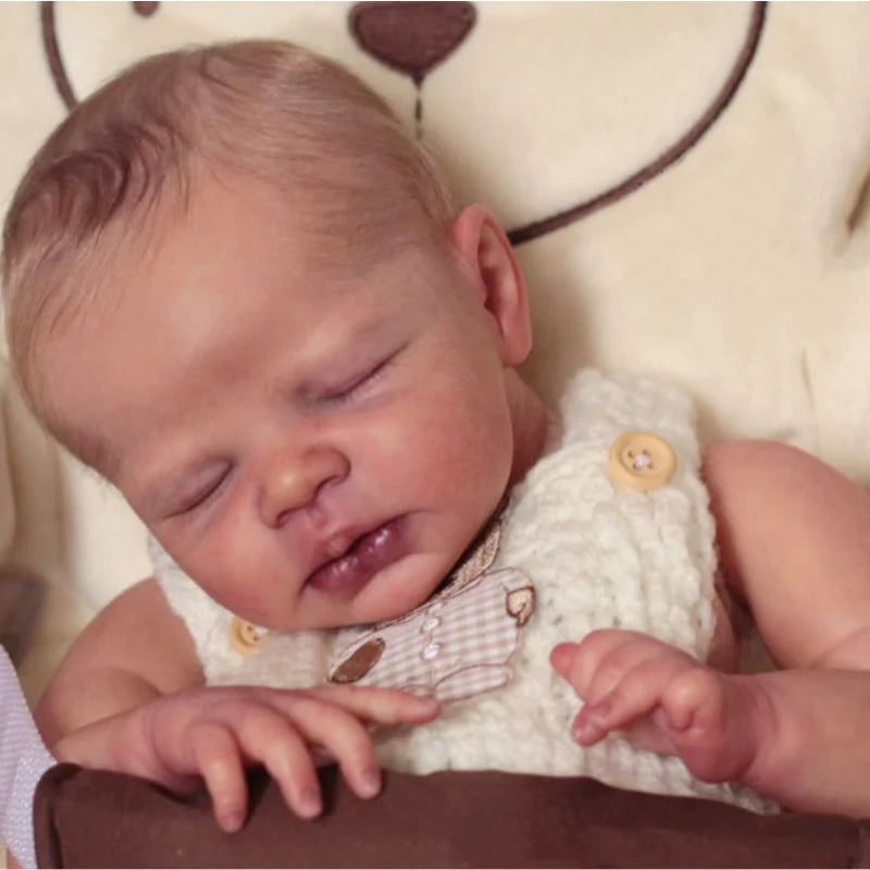 16″ Zendric Black Skin Vinyl Reborn Doll Kit – Unpainted DIY