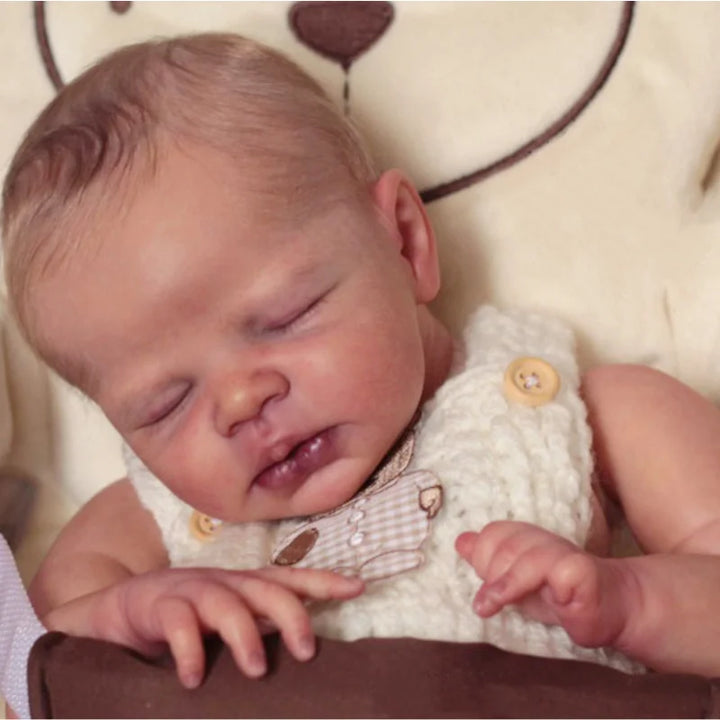 16″ Zendric Black Skin Vinyl Reborn Doll Kit – Unpainted DIY