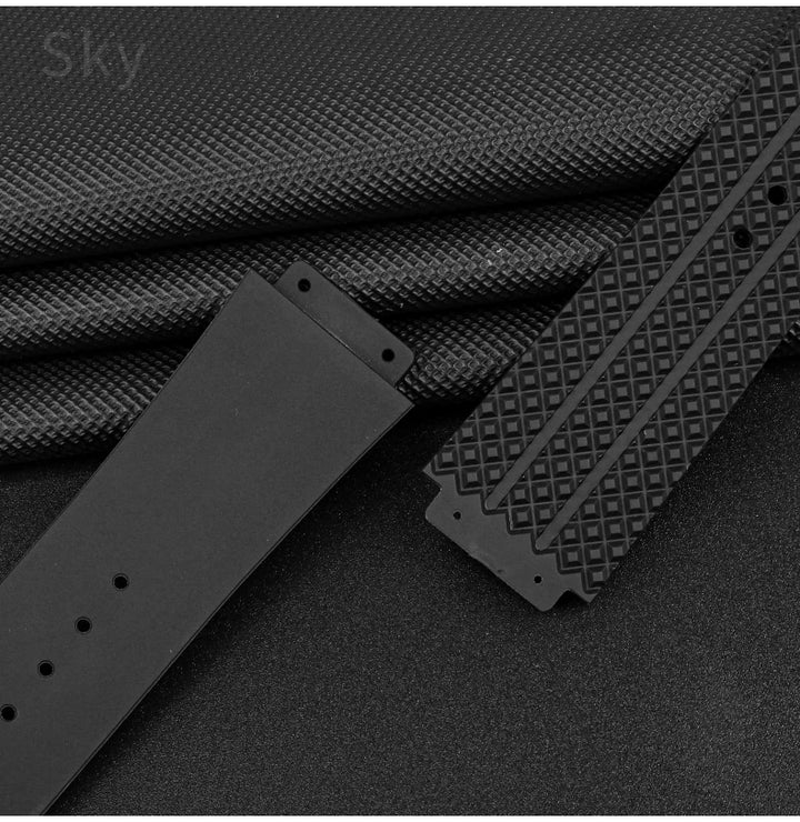 Waterproof Sports Silicone Watch Band 24x17 & 26x19mm (Men & Women)