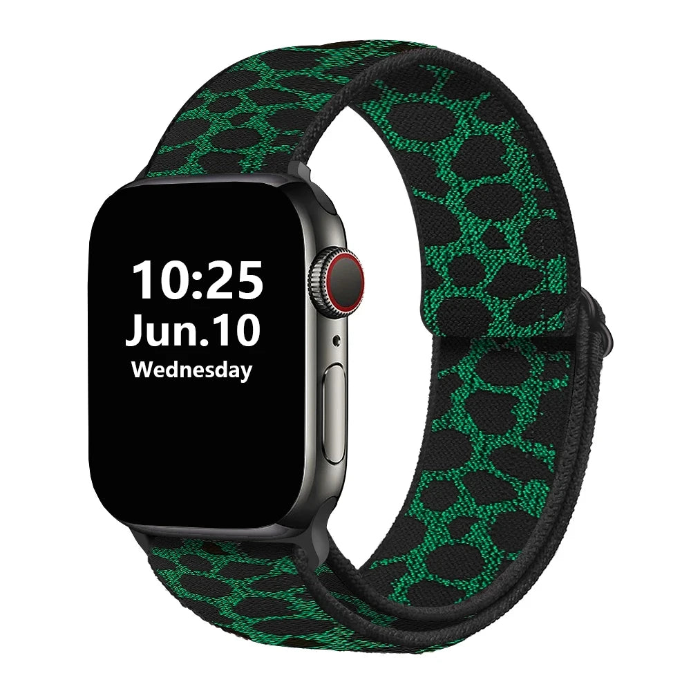 Stretchy Double-Layer Loop Apple Watch Band 38–45mm for Series 1–8