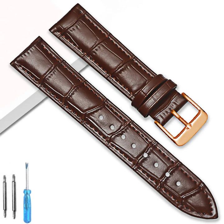 Universal Replacement Leather Watch Strap Leather Watchband for Men Women 12mm 14mm 16mm 18mm 20mm 22mm 24mm Watch Band