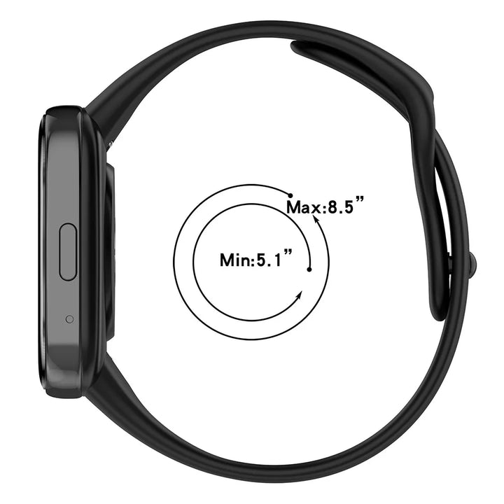 Silicone Strap & Protective Case for Redmi Watch 3 Active/Lite