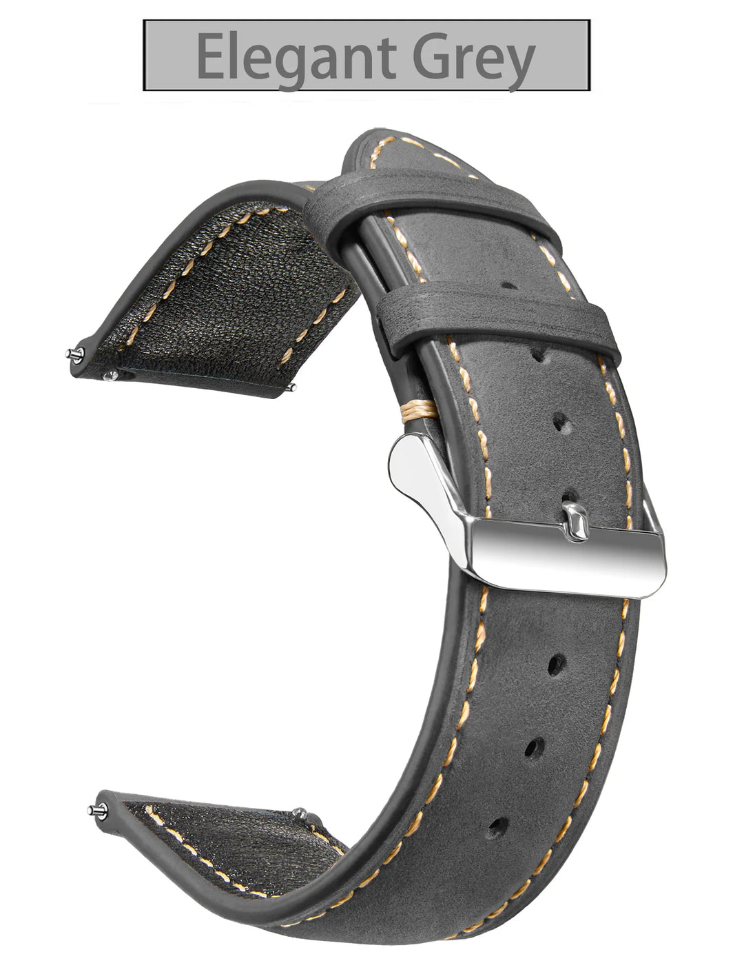 Wax Vintage Leather Watch Strap 14–24mm