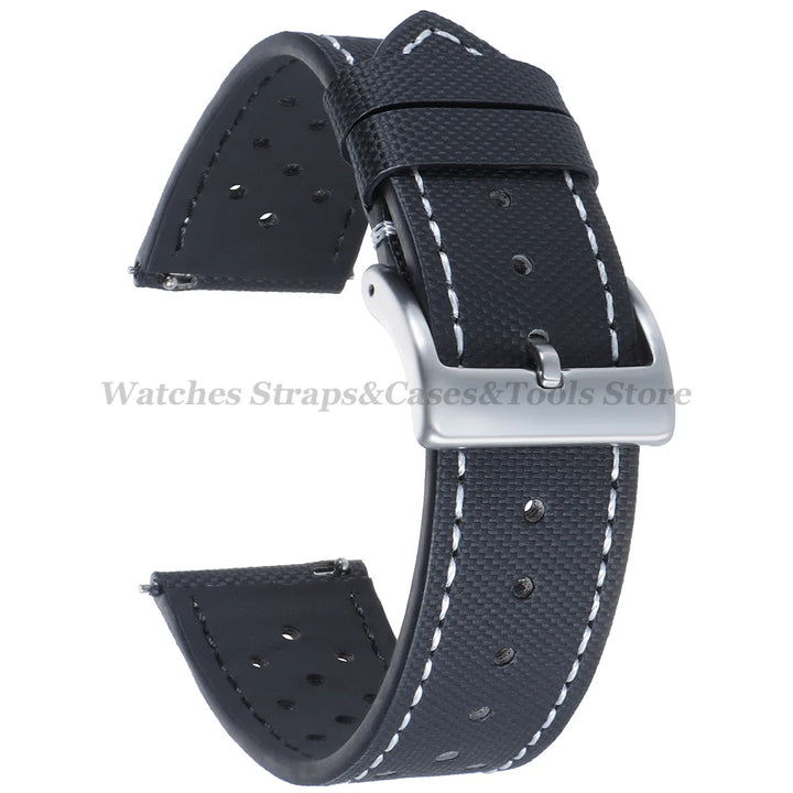 Sailcloth Nylon Watch Strap – 18-22mm