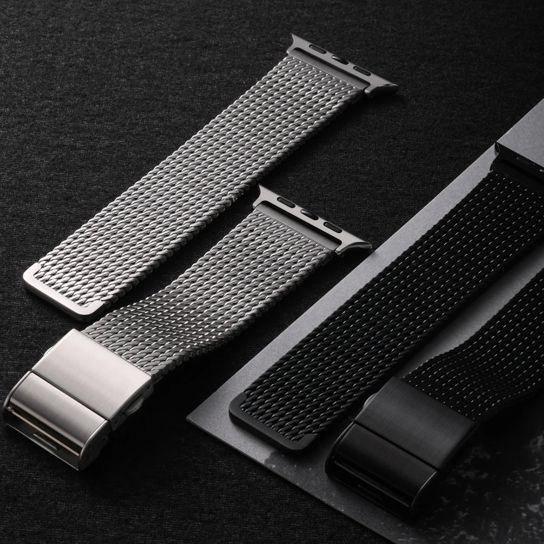 Top Stainless Steel Milanese Mesh Strap For Apple Watch Ultra 2 49mm Series 10 46mm 42mm 45mm 44mm Bracelet Apple Watch Band