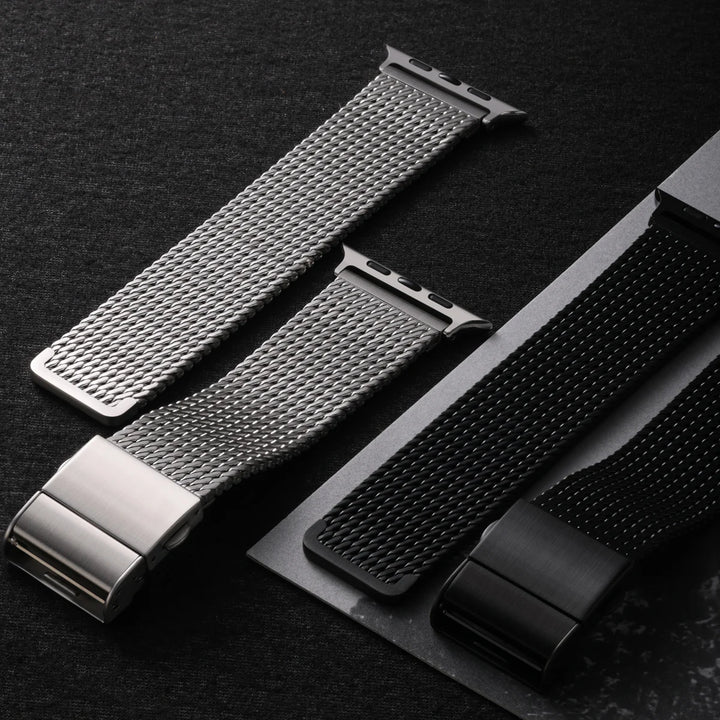 Top Stainless Steel Milanese Mesh Strap For Apple Watch Ultra 2 49mm Series 10 46mm 42mm 45mm 44mm Bracelet Apple Watch Band