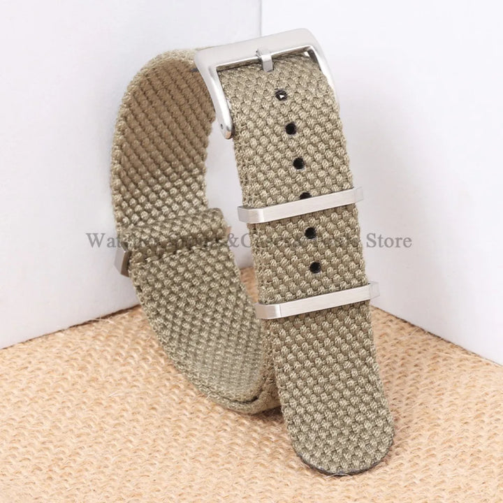 Cotton Nylon Military Watch Strap 20/22mm (Sport Band)