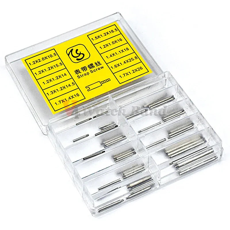 50pcs Stainless Steel Screw Pins – Rolex Watch Band Repair Tools