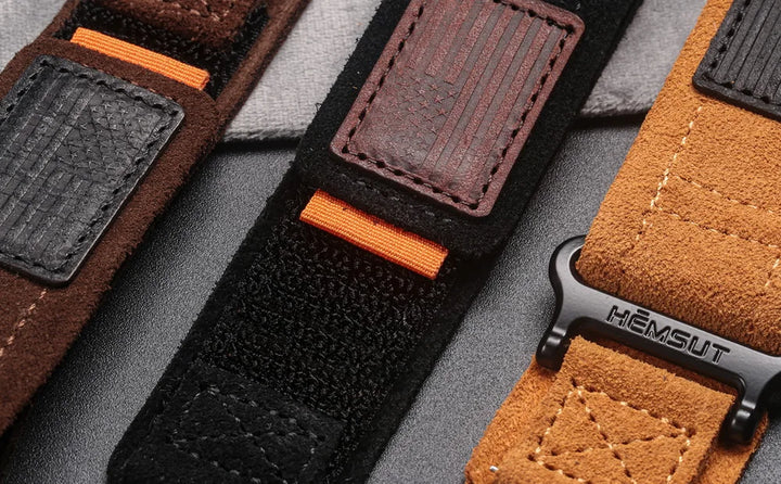 For Amazfit T-Rex 3 2 1 Watch Band Genuine Leather Suede Soft Cowhide Wrist Straps