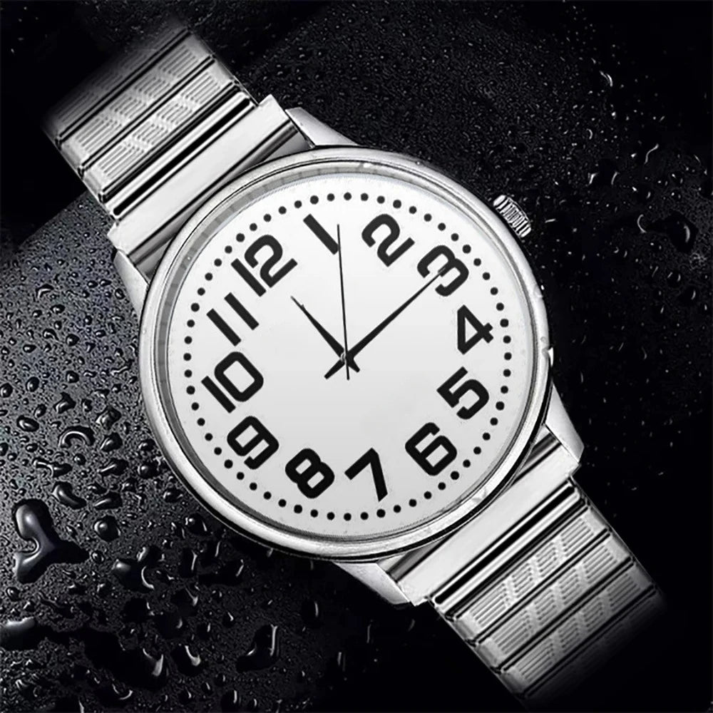 Stainless Steel Elastic Stretch Watch Strap – 12–20mm, Expansion Band