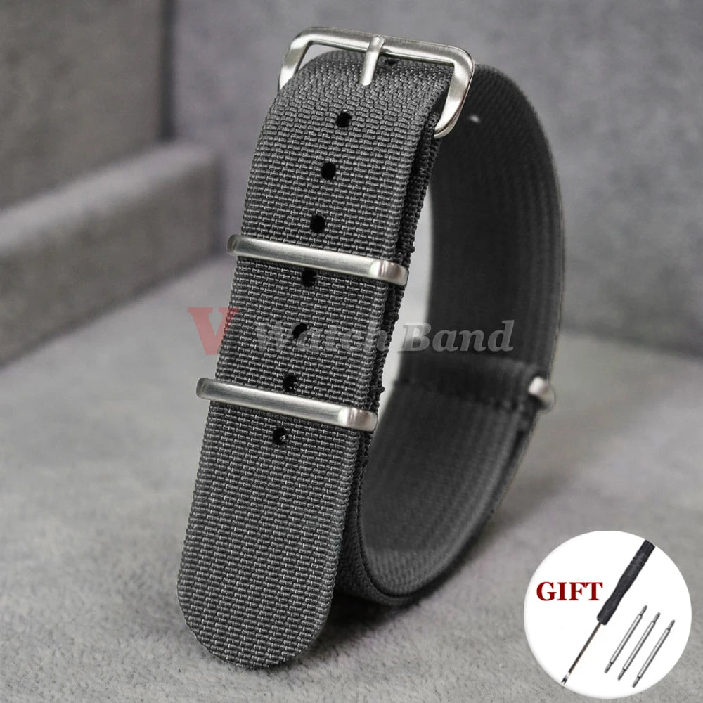 Premium Nylon Watch Band 18–22mm