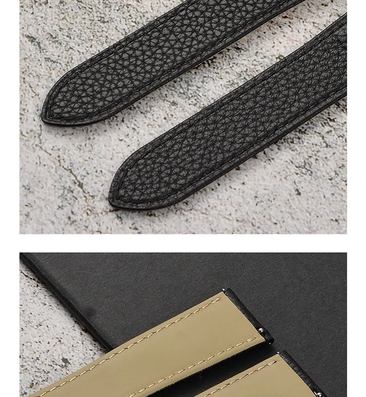 Cowhide Watch Strap Accessories for Cartier Tank – 16–23mm, Stainless Steel
