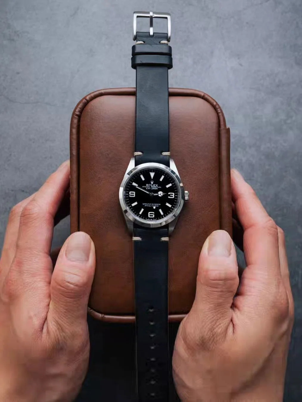 Genuine Horween CXL Leather Watch Strap 18–22mm Quick Release