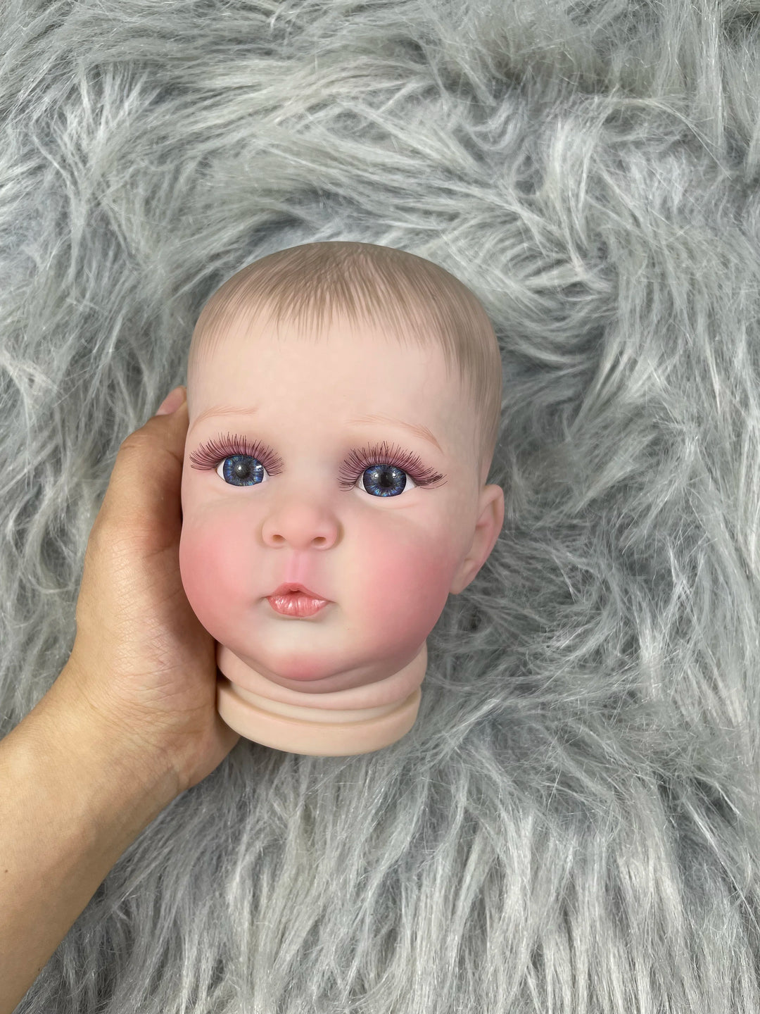 18″ Painted Jocy Reborn Doll Kit – High‑Quality Vinyl Parts with Cloth Body & Eyelashes