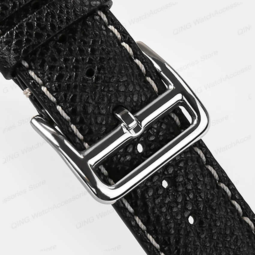 Stainless Steel Metal Watch Buckle 12–22mm (Polished, Silver/Black/Rose Gold)
