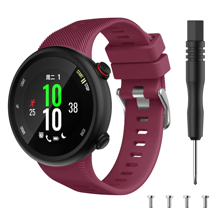 Silicone Replacement Strap for Garmin Forerunner 45/45S & Swim 2