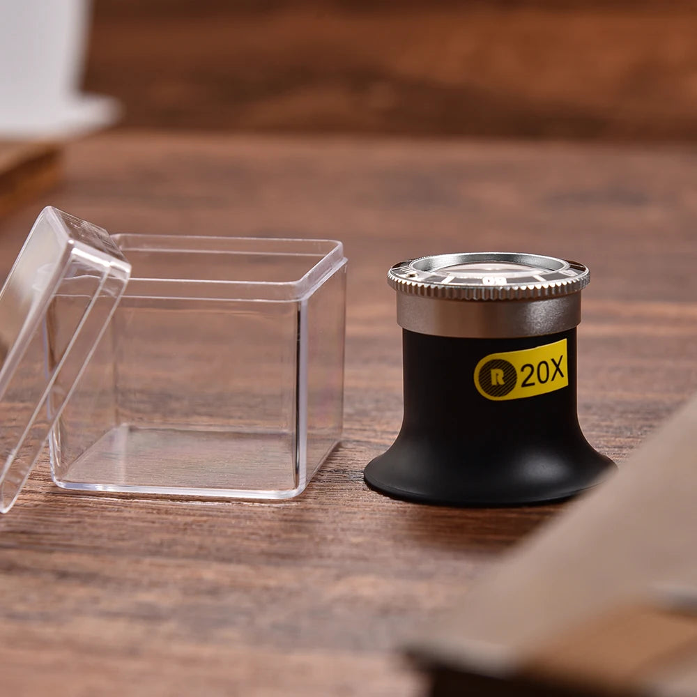 JUELONG Aluminum Alloy Premium Quality 5X/10X/20X Watch Collectors Eye Loupe For RLX SubMariner And GMT Series