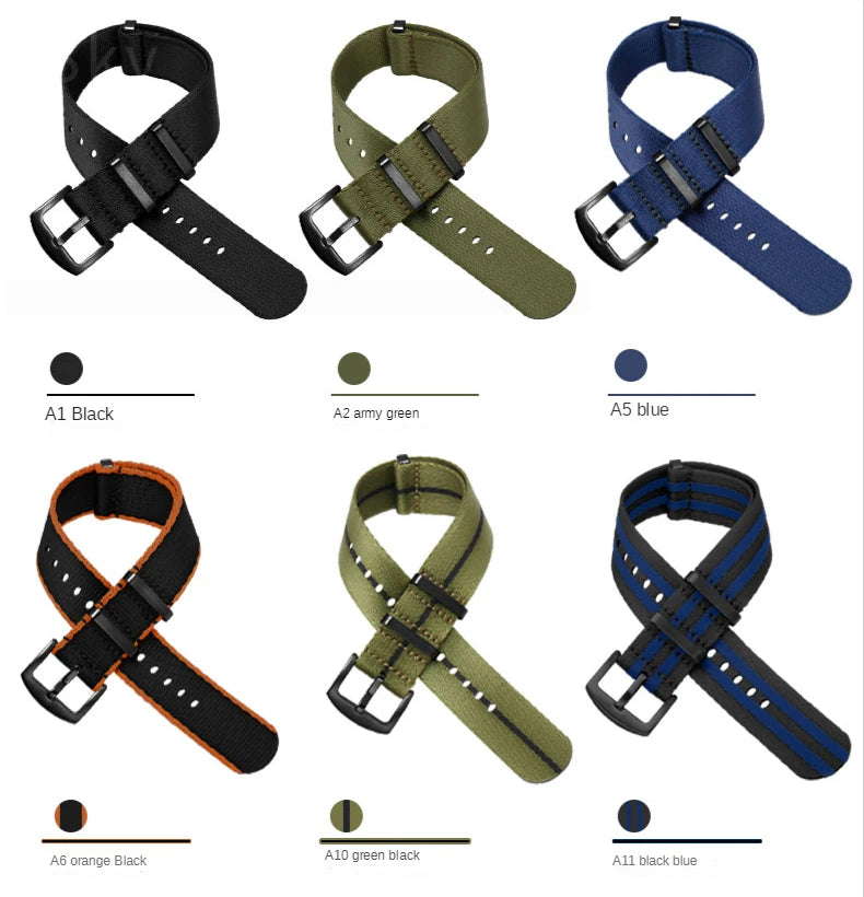 Breathable Nylon NATO Strap 20/22mm