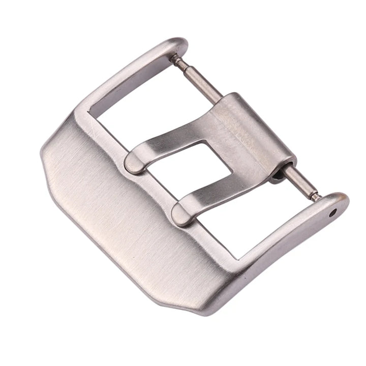 Wholesale Stainless Steel Watch Buckles – 12–28mm, 19 Styles, Silver