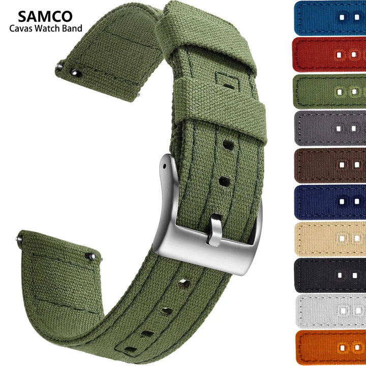 SAMCO Canvas Strap 20–22mm Unisex