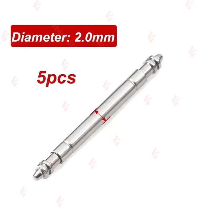 316L Stainless Steel Watch Band Spring Bars 1.5–2.0mm (Repair Tool Pins)