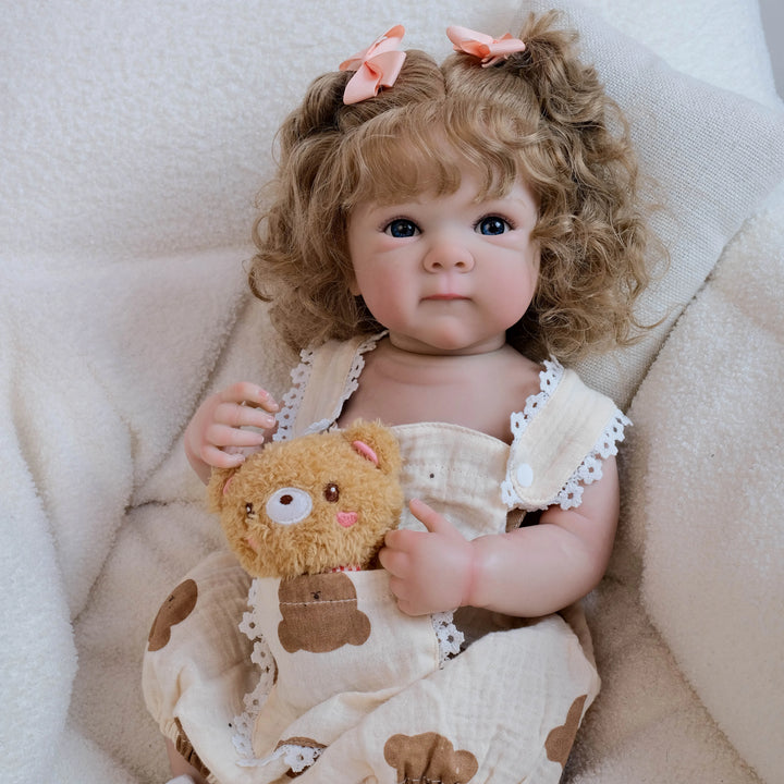 18″ Bettie Full‑Body Reborn Baby Doll – Lifelike Newborn with 3D Skin & Hand‑Rooted Hair