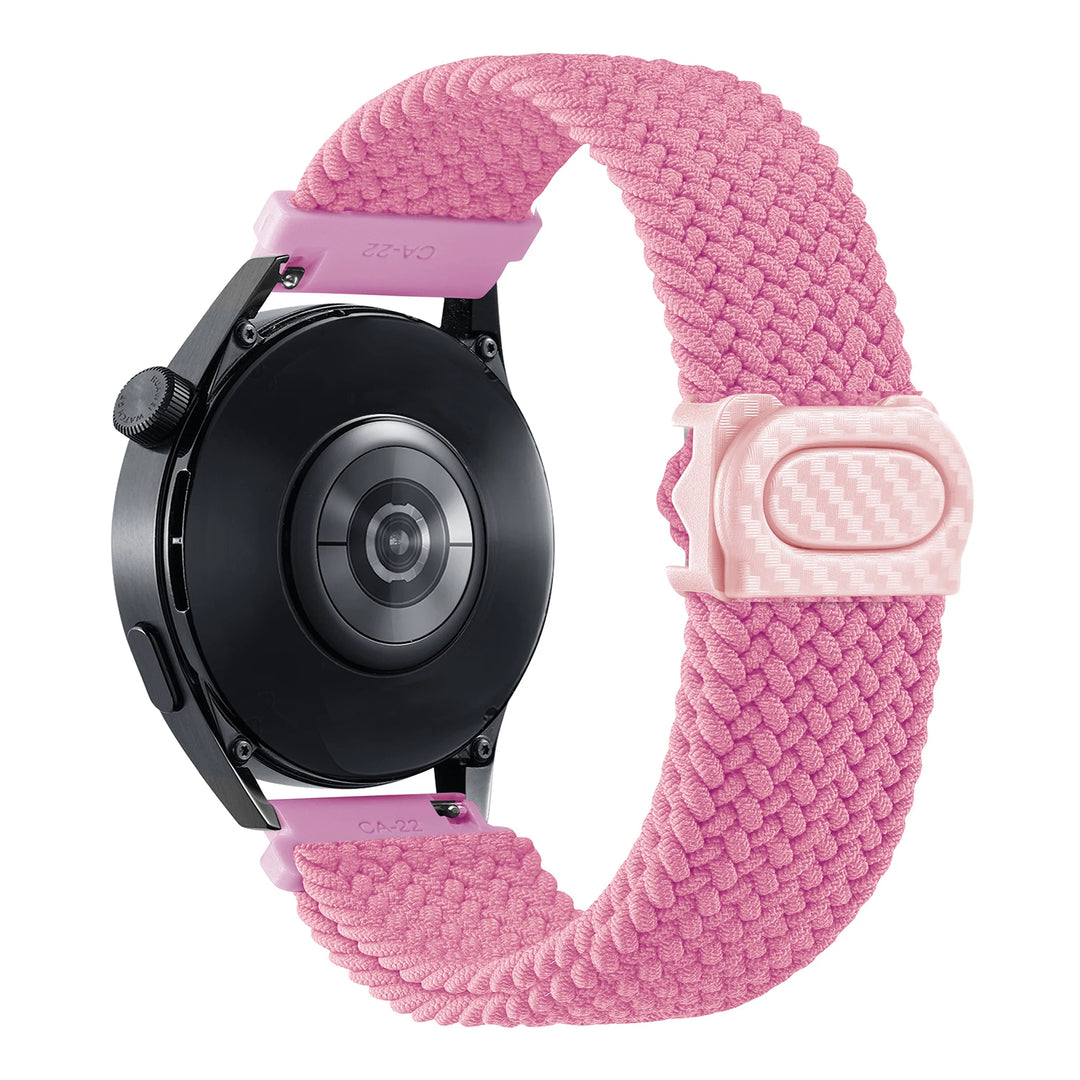 Nylon Braided Loop Watch Strap 20-22mm for Samsung Galaxy Watch & Huawei GT Series
