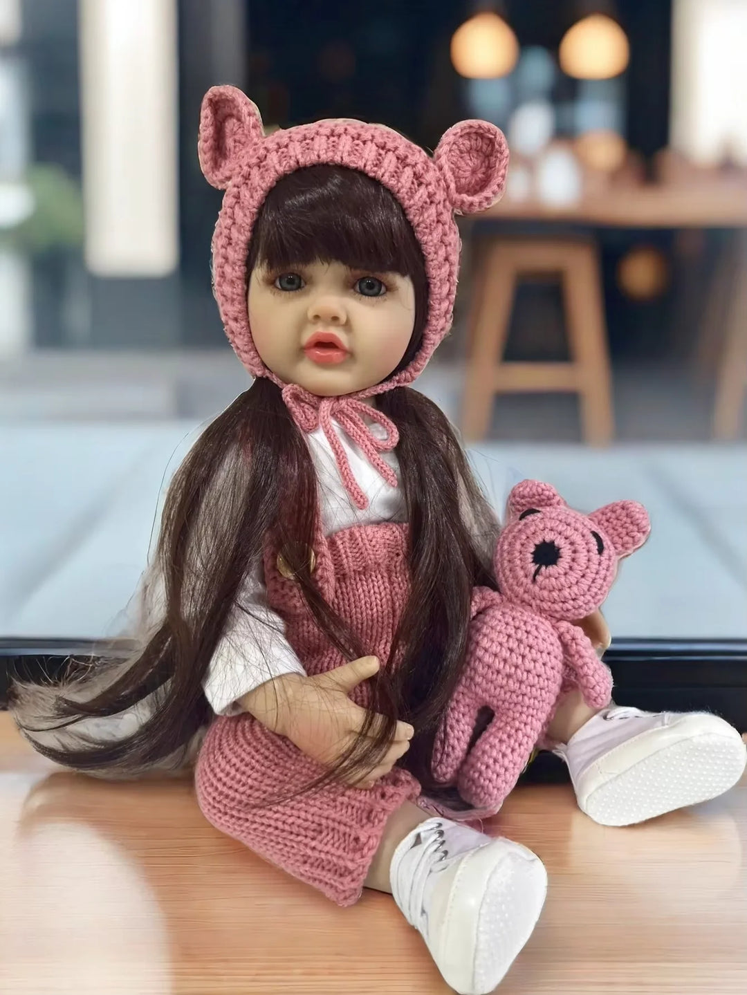 22″ Betty Full‑Body Realistic Reborn Baby Doll (Bath‑Safe Vinyl)